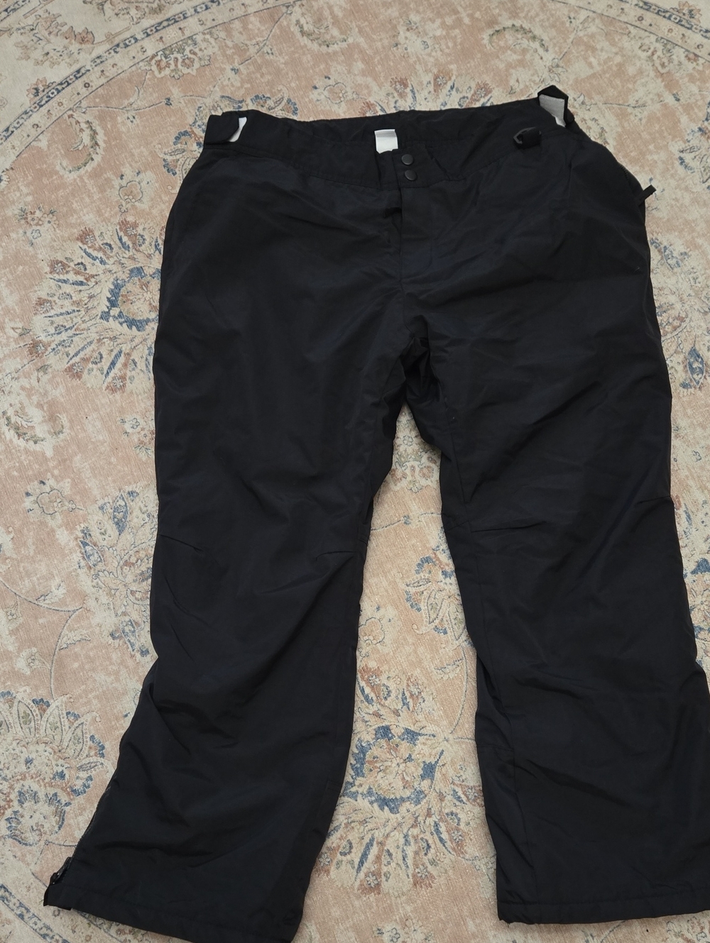 AMAZON ESSENTIALS Black Men Outdoor Snow Ski Pants Waterproof Insulated XXL NWOT